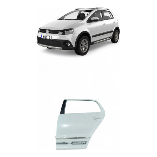 Porta Traseira Esquerda Vw Fox Crossfox 12/16 23323