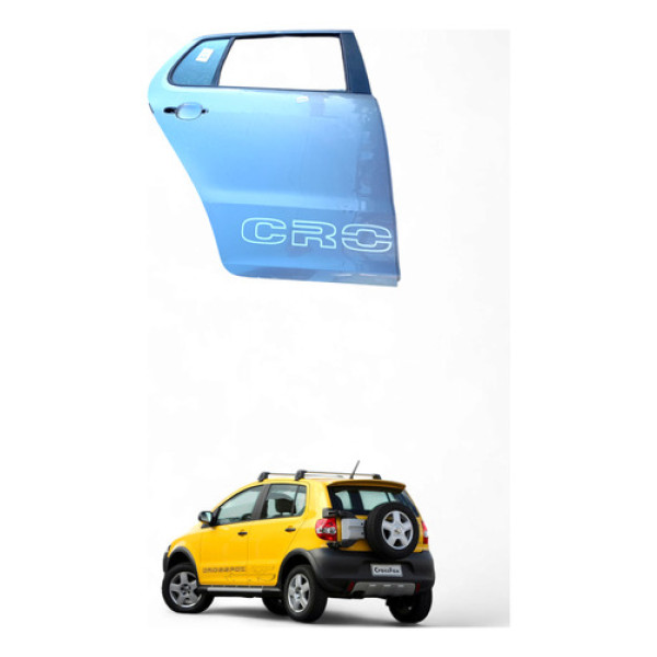 Porta Traseira Direita Vw Crossfox 1.6 2008