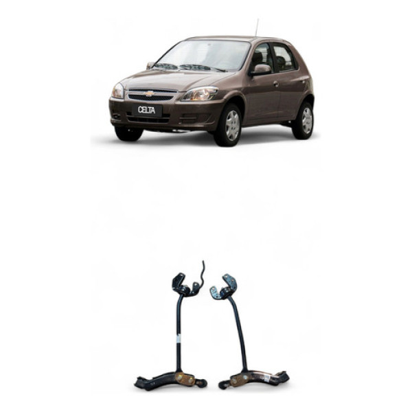 Par Braços Tirantes Dianteiro Gm Celta 2012