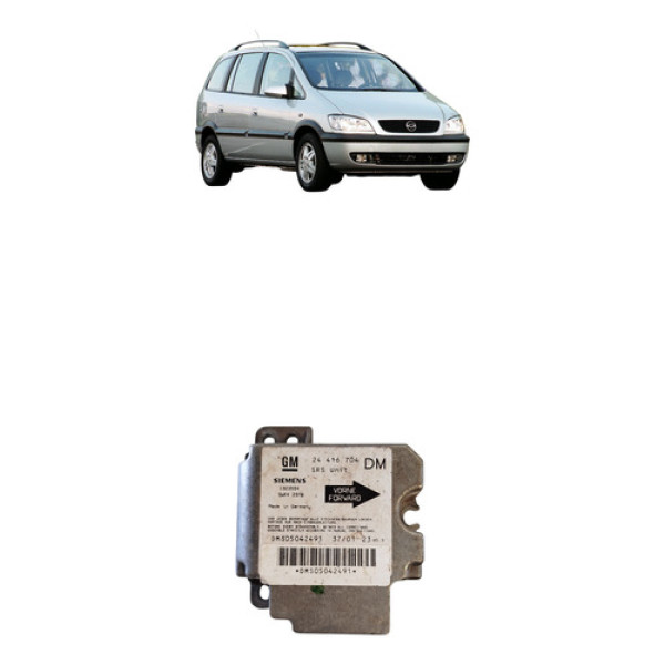Módulo Airbag Gm Zafira 2.0 2002/03 24416704
