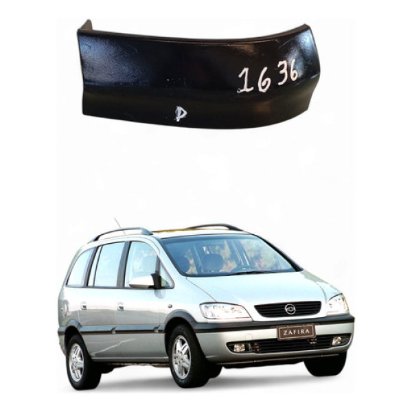 Acabamento Pára-choque Traseiro Superior Dir Gm Zafira 01/12