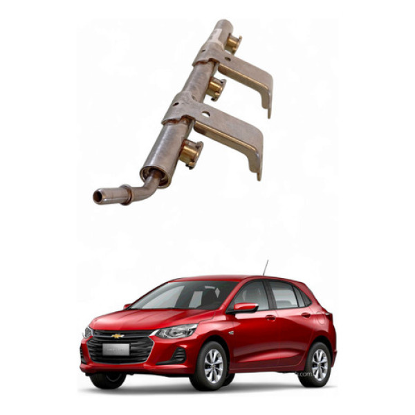 Flauta Bico Injetor Gm Onix Turbo 1.0 2020/2024 55496694