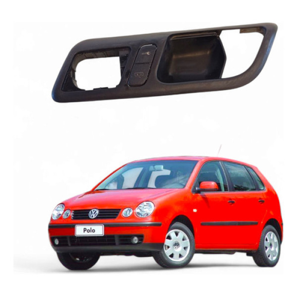 Moldura Maçaneta Esquerda Vw Polo 1.0 2002/2003 6q1837247