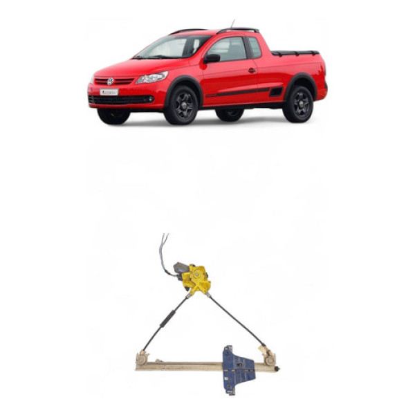 Máquina Vidro Elétrico Tras Dir Volks Saveiro G5 2009/2010