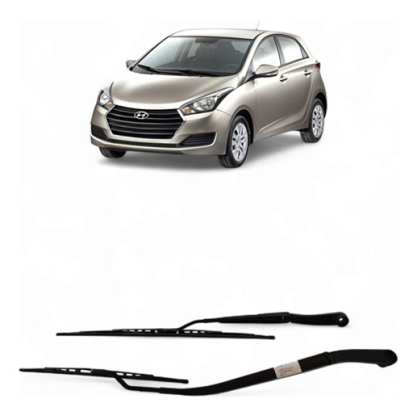 Par Limpador Parabrisa Hyundai Hb20 2013/19