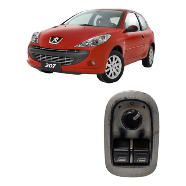 Botão Vidro Elétr./reg. Retro. Peugeot 206 2009/10 17686 Ori