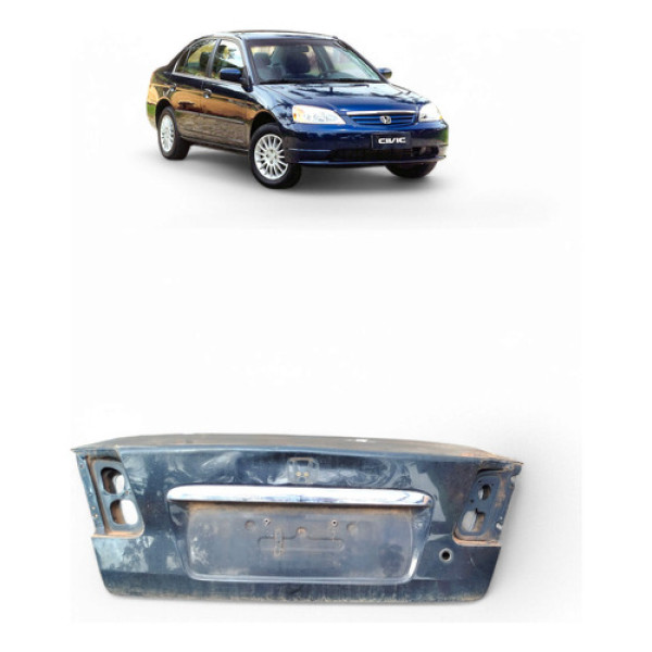 Tampa Traseira Honda Civic 2003 Preto