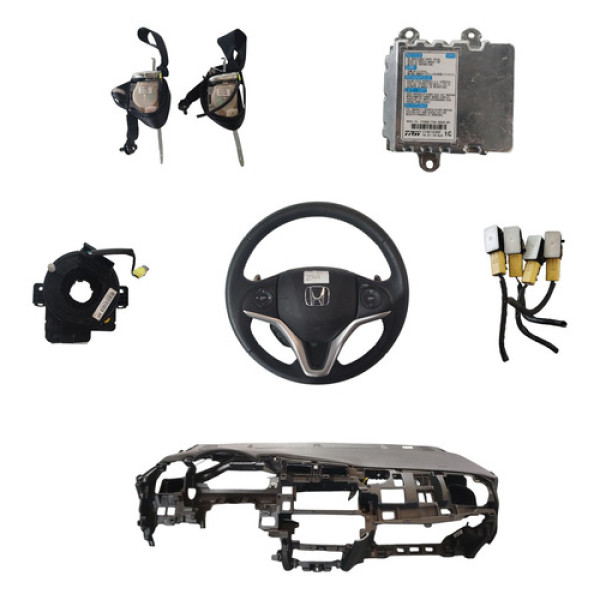 Kit Airbag Honda Fit 1.5 Flex 16v 2019 77960t5ax620m1