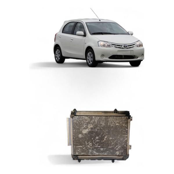 Radiador C/condensador Toyota Etios 1.5 Flex 2013