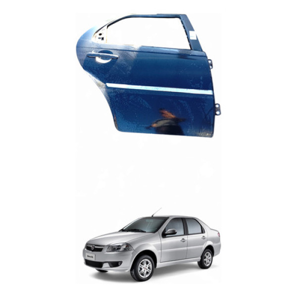 Porta Traseira Lado Direito Fiat Siena 2013/2014