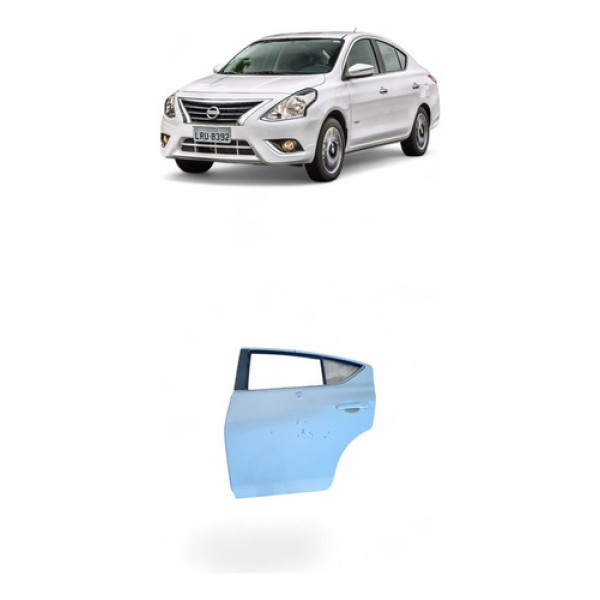 Porta Traseira Esquerda Nissan Versa 2018