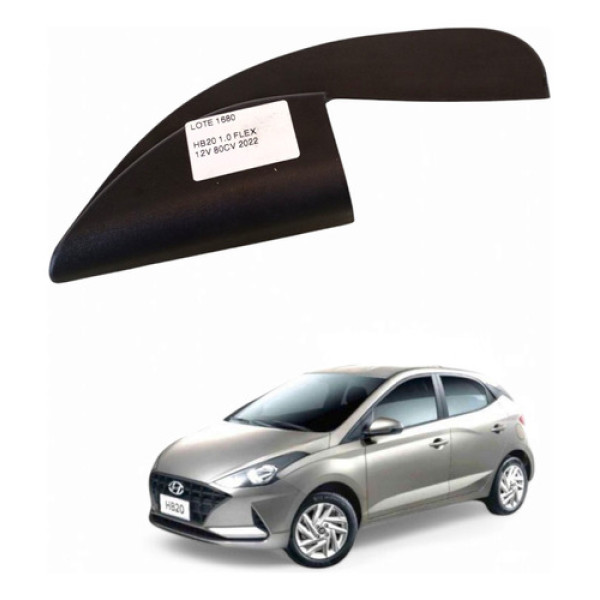 Moldura Interna Retrovisor Esquerda Hyundai Hb20 2019/23