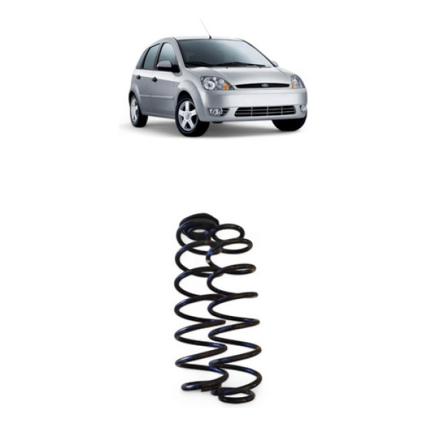 Par Mola Suspensão Traseiro Ford Fiesta 1.0 2004/05