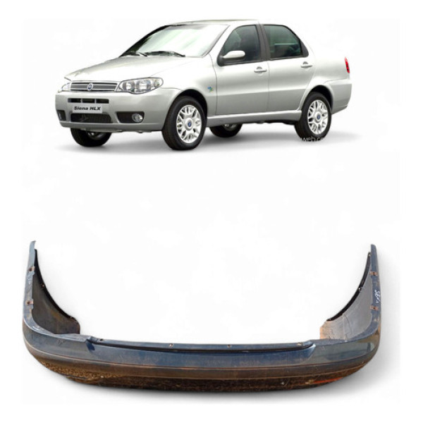Pára-choque Traseiro Fiat Siena 2001/2007