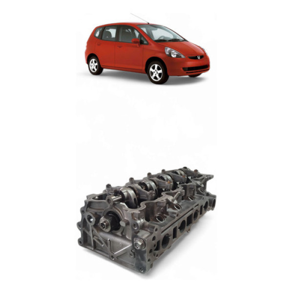 Cabeçote Retificado Honda Fit 1.4 Gasolina 8v 4cc 2003/08