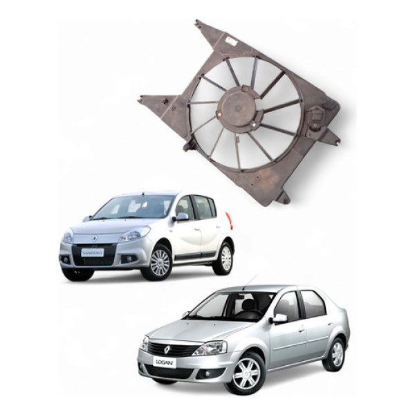 Defletor Ventoinha Renault Sandero Logan 1.6 2007/2013