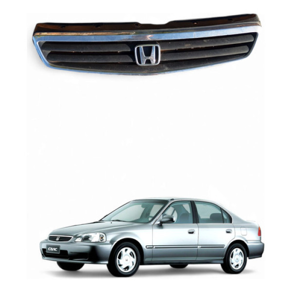 Grade Pára-choque Central Honda Civic 1998/2000