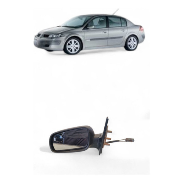 Retrovisor Esquerdo Renault Megane 2006/2010 0157809