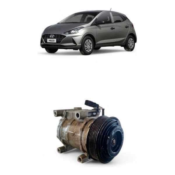 Compressor De Ar Hyundai Hb20 1.0 Flex 2020/22 97701r1000