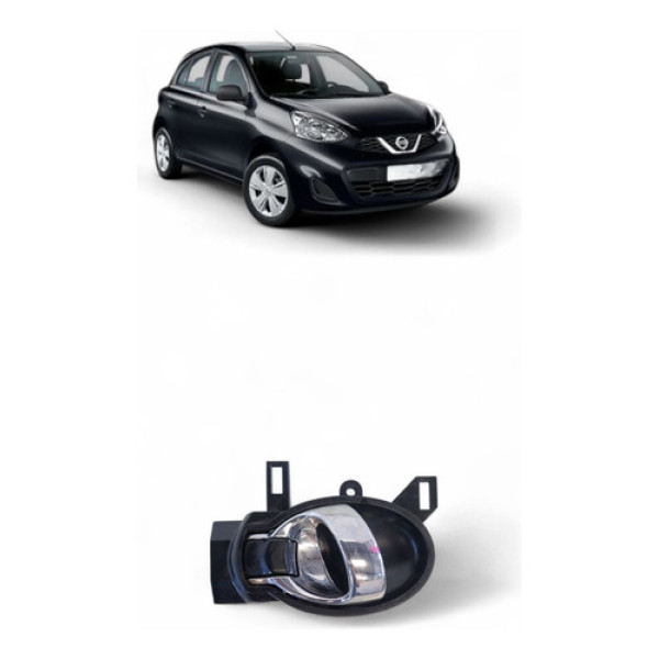 Maçaneta Interna Tras Diant Direita Nissan March 2014/2018