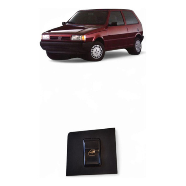 Botão Comando Vidro Direito Fiat Uno 1997/98