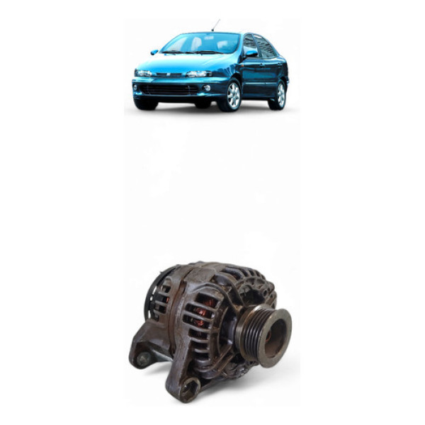 Alternador Fiat Brava 14v 105a 1.6 2001/02 0124415012