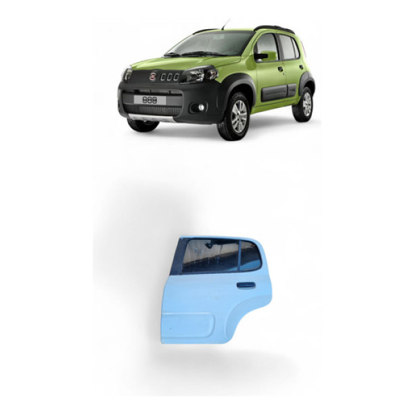 Porta Traseira Esquerda Fiat Uno 2011/2015