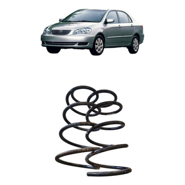 Par Mola Suspensão Dianteira Toyota Corolla 1.8 2003/04