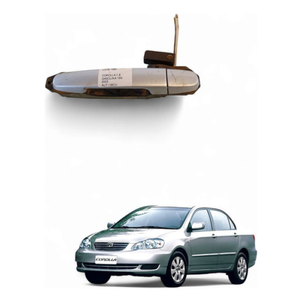 Maçaneta Externa Traseira Esq Toyota Corolla 1.8 2003/08