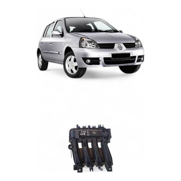 Coletor Admissão Renault Clio 1.0 16v 2007/2010 8200906373