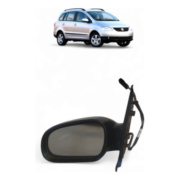 Retrovisor Elétrico Esquerdo Vw Spacefox 2008/09