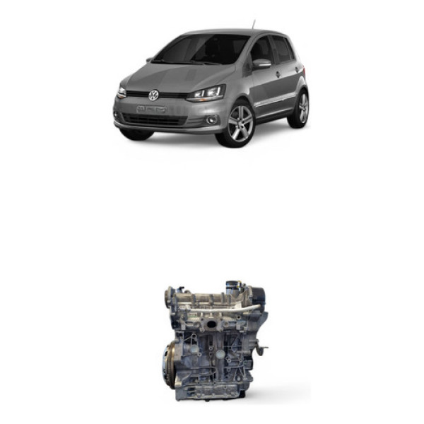 Motor Parcial Volkswagen Fox 1.6 16v Flex 2014/2015
