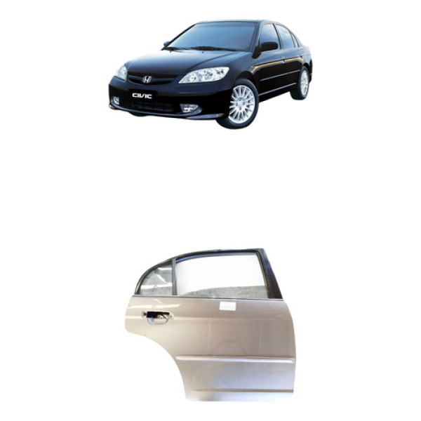 Porta Traseira Direita Honda Civic 02/05 Original 27245