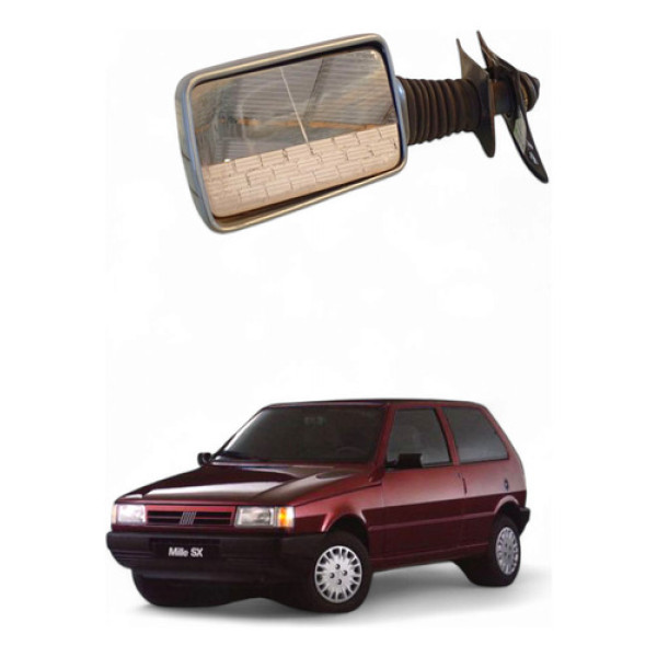 Retrovisor Esquerdo Fiat Uno 1997/1998