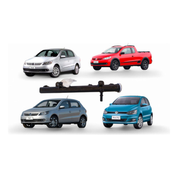 Flauta Bico Injetor Gol Fox Voyage Saveiro G5 1.6 03133319