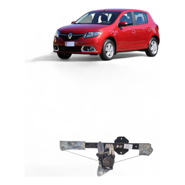 Máquina Vidro Dianteira Direita Renault Sandero 2014/2015