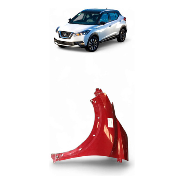 Paralama Esquerdo Nissan Kicks 2020 (detalhe)
