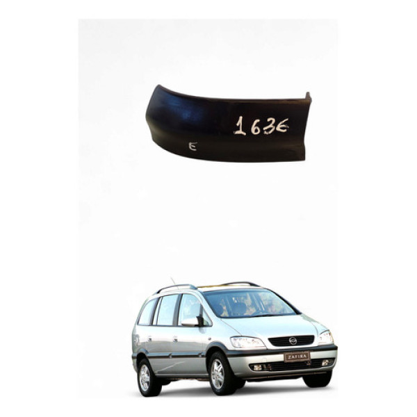 Acabamento Pára-choque Traseiro Superior Esq Gm Zafira 01/12