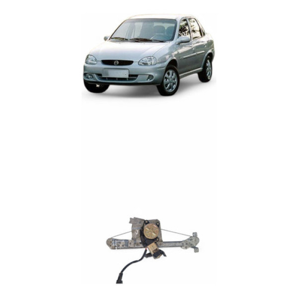 Máquina Vidro Traseira Direita Gm Corsa Classic 2001/2002