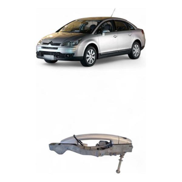 Maçaneta Externa Dianteira Esquerda Citroen C4 Pallas 2008