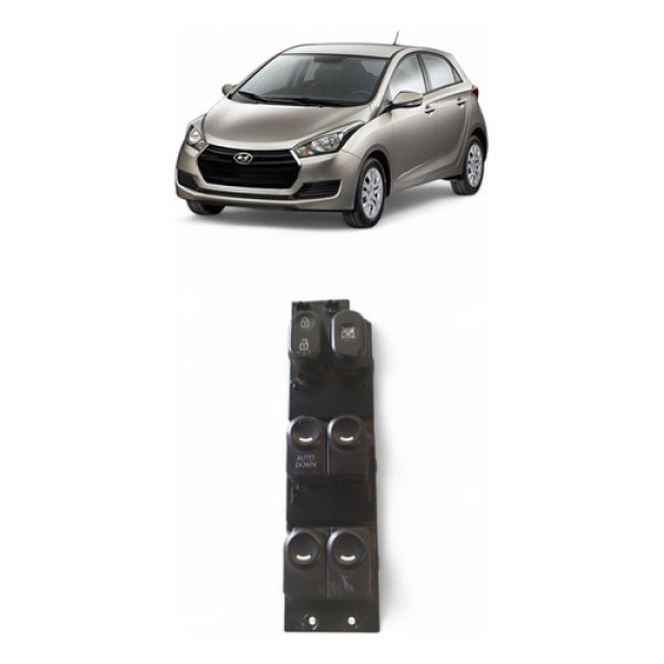 Botão Comando Vidro Hyundai Hb20 2013/19 39x4901210