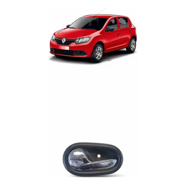 Maçaneta Tras E Diant Esq Renault Sandero Logan 2015/2023
