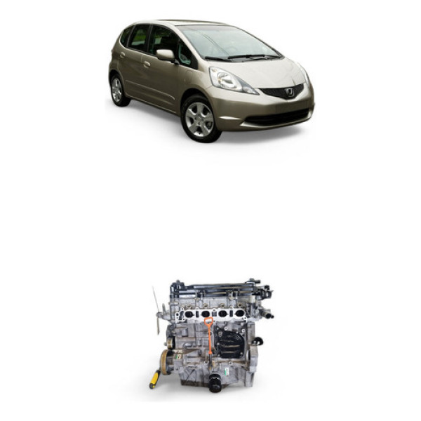 Motor Parcial Honda Fit 1.5 16v Flex 2009/2010
