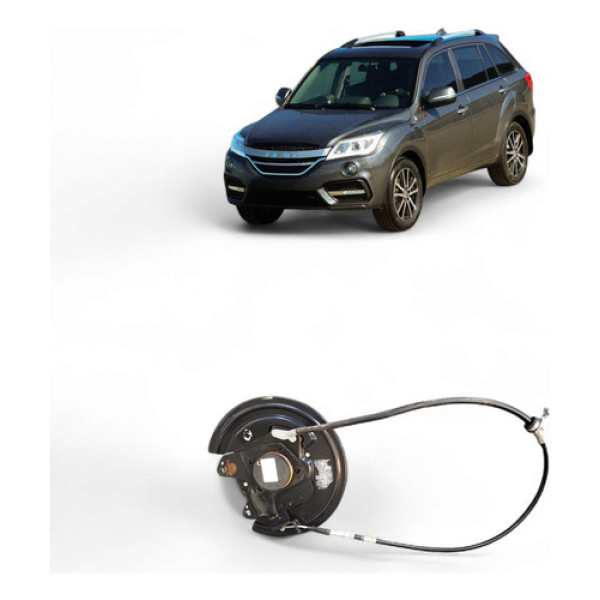 Sapata Espelho De Freio Traseira L/d Lifan X60 1.8 2018/19
