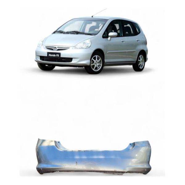 Para-choque Traseiro Honda Fit 2004/2008 (detalhe)
