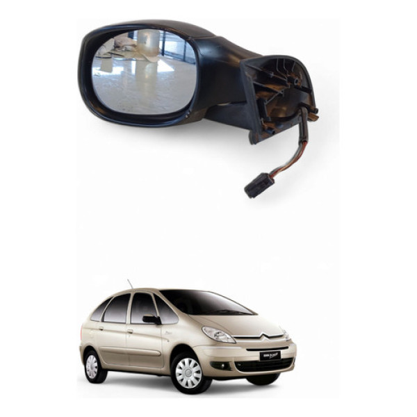 Retrovisor Esquerdo Elétrico Citroen Xsara Picasso 2002/2009