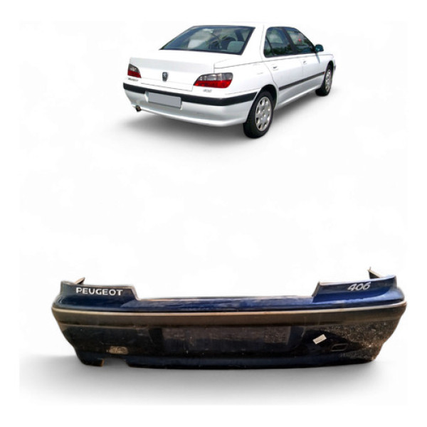 Parachoque Traseiro Peugeot 406 2001/02