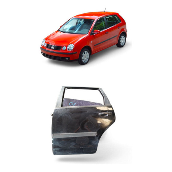 Porta Traseira Esquerda Vw Polo 2003/04