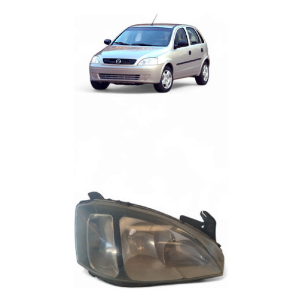 Farol Dianteiro Direito Gm Corsa 2002/03