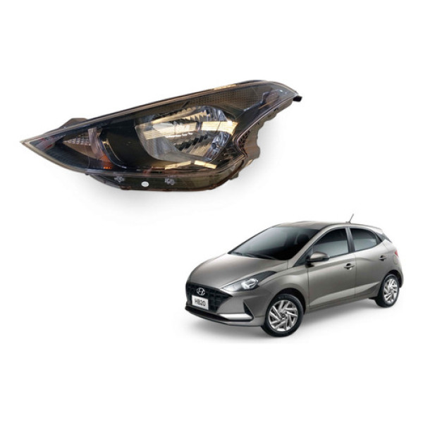 Farol Esquerdo Lh Le Hyundai Hb20 2019/2022 92101r1000